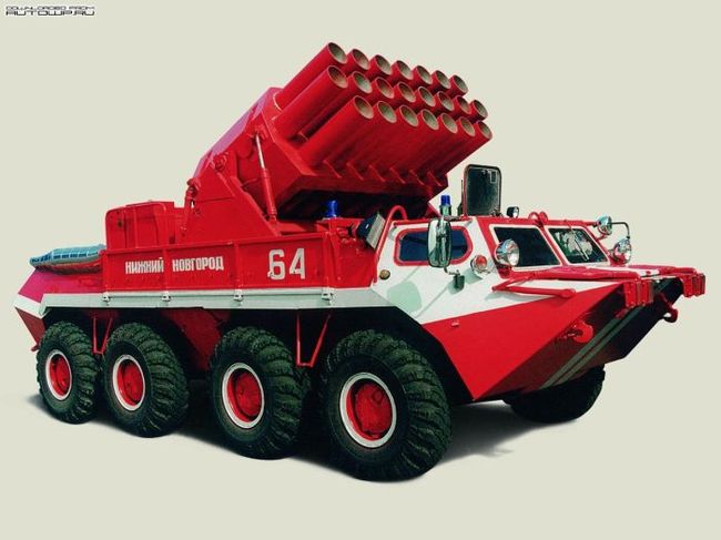 Пожарные машины-танки СССР (24 фото)